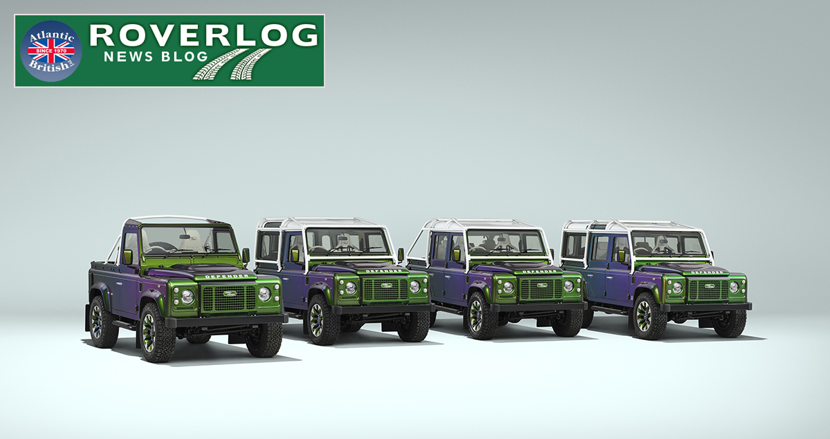 Defender Color Codes Color-Changing Defender Works V8 Built at Land Rover Classic