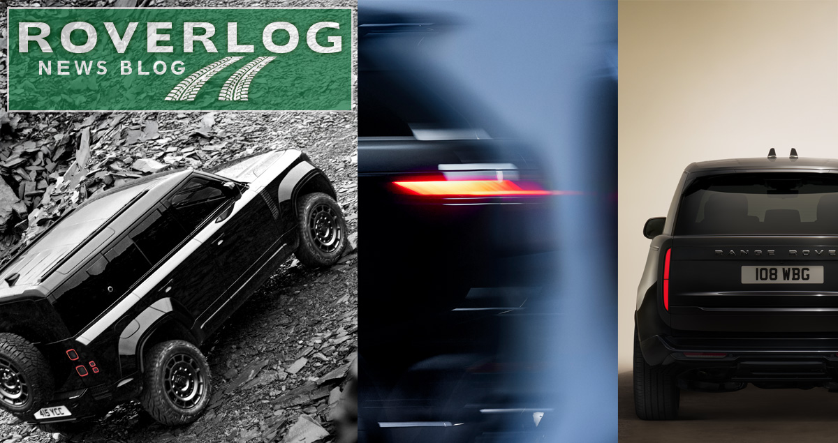 3 Special Edition All-Black Land Rovers for 2026