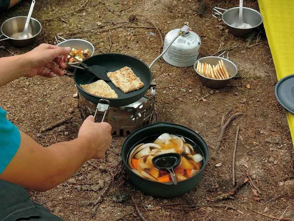 Snow Peak pans and cookware